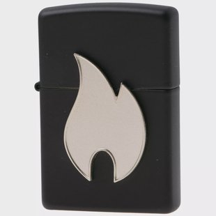 Zippo BIG Flame Silver Emblem 2008154, aansteker