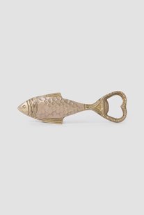 Goudkleurige vis flesopener