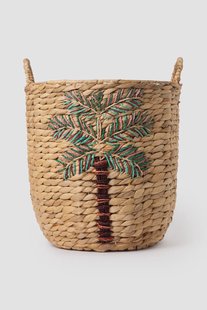 Multicolour mand met palmboom large
