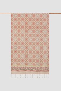 Multicolour hamamdoek met print