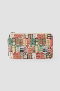 Multicolour etui met grachtenpanden