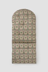 Multicolour tuinkussen fanback chair met print