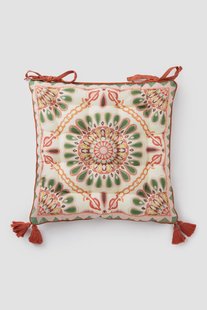Multicolour tuinkussen met print