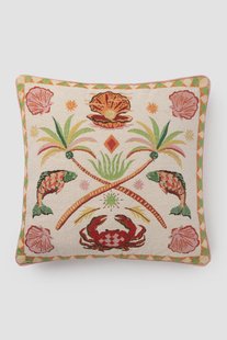 Multicolour kussen met print