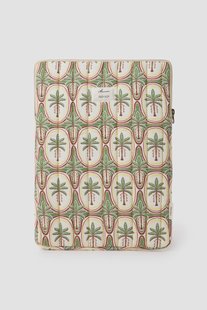 Multicolour laptophoes met palm print