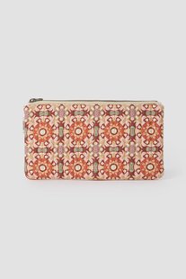 Multicolour etui met bloemenprint