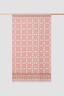 Multicolour hamamdoek met bloemenprint