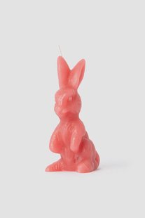 Roze konijn kaars