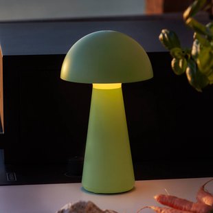 Sirius LED tafellamp op accu Sam, groen, kunststof, H. 28 cm, IP54