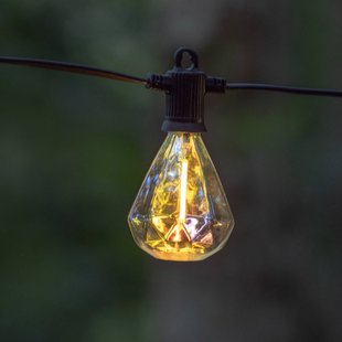 Sirius LED lichtketting Marcus, transparant, startset, 3 m, op zonne-energie/met