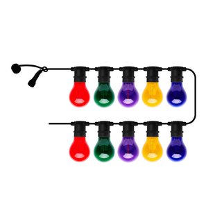 Sirius LED lichtketting Tobias, startset, multi, 10-lamps, lengte 4,5 m