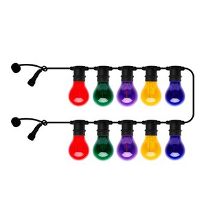 Sirius LED lichtketting Tobias, uitbreiding, multi, 10-lamps, lengte 4,5 m