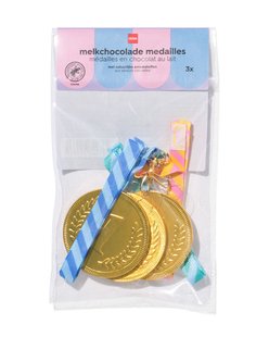 HEMA Melkchocolade medailles - 3 stuks