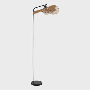 Eglo Vloerlamp Siruela Zwart Rotan E27