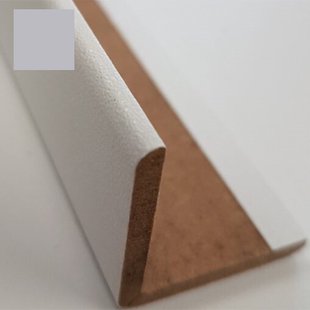 Hoeklijst MDF Sanimex 260x2.8x2.8cm Zilvergrijs