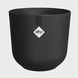 Elho Bloempot Jazz - Kunststof - Living Black - Diam.30xh27,5cm