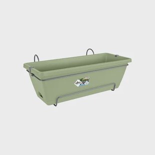 Elho Plantenbak Barcelona Allin1 - Pistachegroen - Kunststof - 50x28x19cm