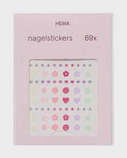 HEMA Nagelstickers bloemen - 69 stuks