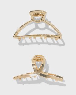 HEMA Haarklem 4.5cm goud - 2 stuks