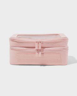 HEMA Toilettas 23x15x9cm dubbellaags transparant