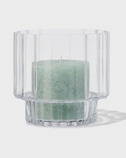 HEMA Lantaarn ⌀18x16.5cm glas retro (transparant)