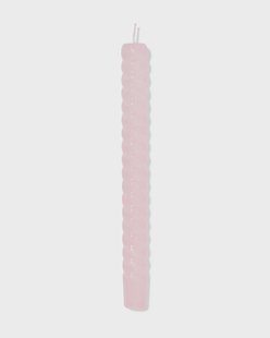 HEMA Huishoudkaars ⌀2.2x24.5cm gedraaid roze (lichtroze)