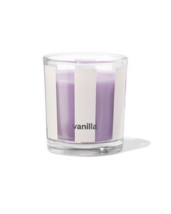 HEMA Geurkaars in glas ⌀7x8cm vanille (lila)