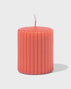 HEMA Stompkaars ⌀7x8cm ribbel oranje (oranje)