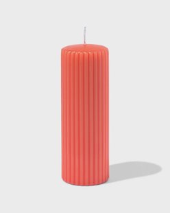 HEMA Stompkaars ⌀7x19cm ribbel oranje (oranje)