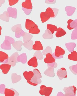 HEMA Confetti hartjes (rood)