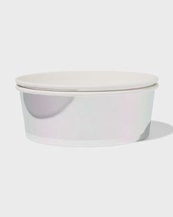 HEMA Bak 1300ml papier zilver - 2 stuks (zilver)