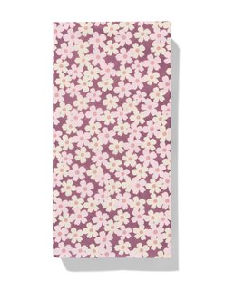 HEMA Servetten 33x18cm papier floraal - 12 stuks