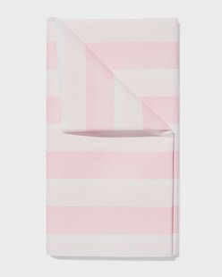 HEMA Tafelkleed 220x138cm papier strepen roze (roze)