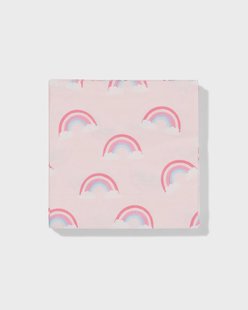 HEMA Servetten 24x24cm papier regenbogen - 20 stuks