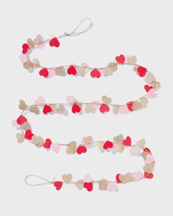 HEMA Slinger 2m plastic hart (rood)