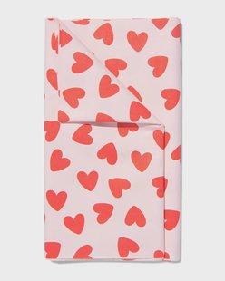 HEMA Tafelkleed 220x138cm papier hart (rood)