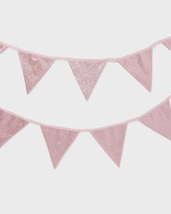 HEMA Slinger 3m stof glitter roze (roze)