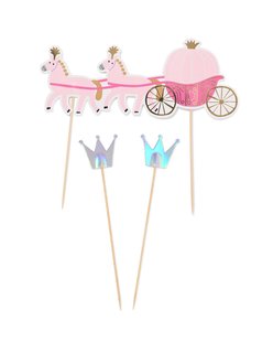 HEMA Taarttopper set prinses - 3 stuks (roze)