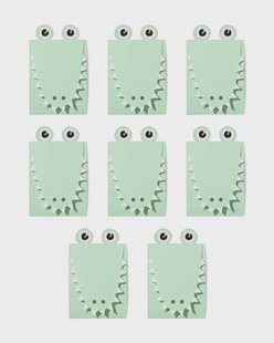 HEMA Uitnodigingskaarten monsters - 8 stuks