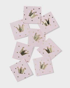 HEMA Pins kroontjes - 8 stuks (roze)