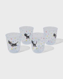 HEMA Takkie en Siepie herbruikbare bekers confetti - 4 stuks