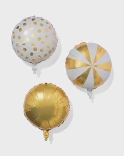 HEMA Folieballonnen 35cm goud - 3 stuks (goud)