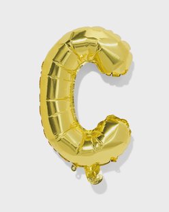 HEMA Folieballon letter C 30cm goud (goud)