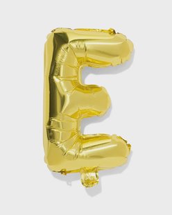 HEMA Folieballon letter E 30cm goud (goud)