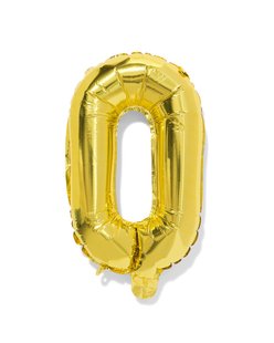 HEMA Folieballon letter O 30cm goud (goud)