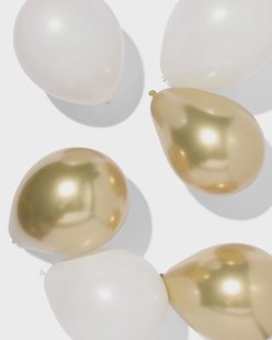 HEMA Ballonnen 23cm goud - 20 stuks (goud)