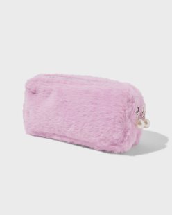 HEMA Etui 22.5x6x11cm fluffy dubbele rits