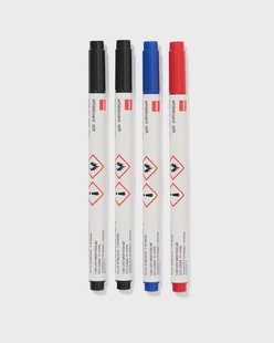 HEMA Whiteboardmarker 1.4mm extra dunne punt - 4 stuks