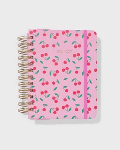 HEMA Schoolagenda 2026-2027 5.4x18.6cm kersen
