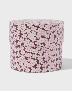HEMA Ronde doos S ⌀11x9cm karton bloemen